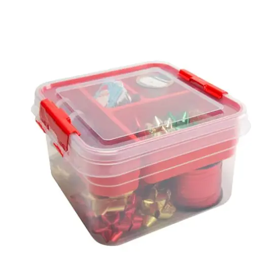 Simplify Red2-Tier Gift Supply Storage Box {6}