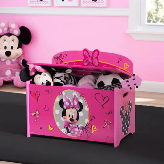 Delta Children Minnie Mouse Deluxe Toy Box {4}