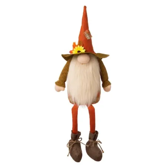Glitzhome&reg; 24" Fall Fabric Gnome Shelf Sitter Accent {1}