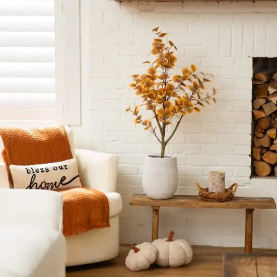 3ft. Autumn Eucalyptus Artificial Tree {7}