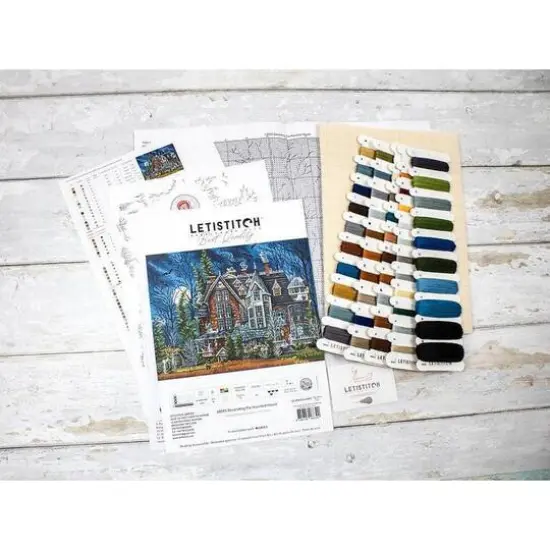 Letistitch Decorating the Haunted House Counted Cross Stitch Kit {12}