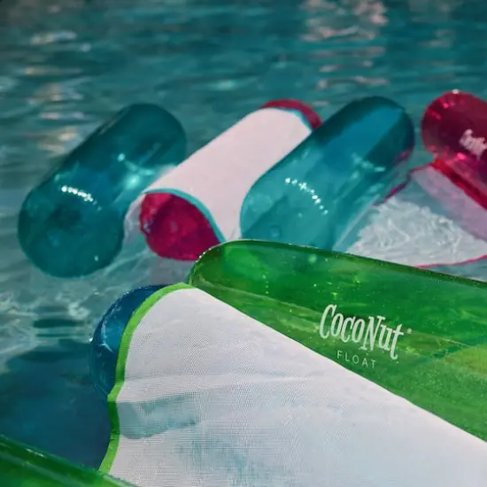 CocoNut Float 4ft. Aqua Glitter Hammock Pool Lounger {4}