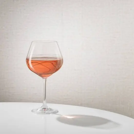 JoyJolt&reg; Golden Royale 21oz. Crystal Round Red Wine Goblets, 2ct. {3}