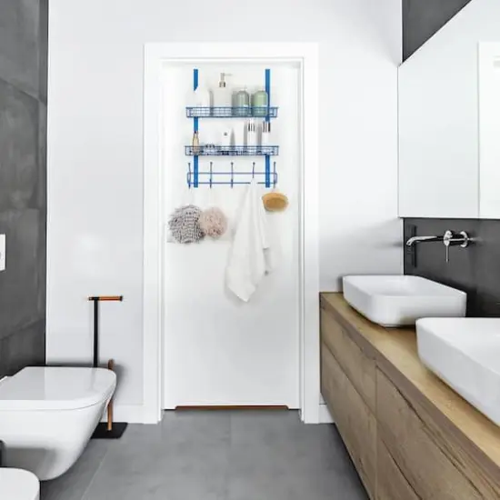 NEX&trade; Over The Door Hanging Organizer Rack Blue {7}