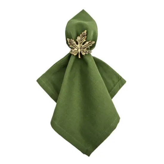DII&reg; Gold Maple Leaf Napkin Rings, 6ct. {6}