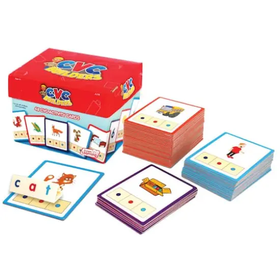 Junior Learning&reg; CVC Word Builders Activity Cards {3}