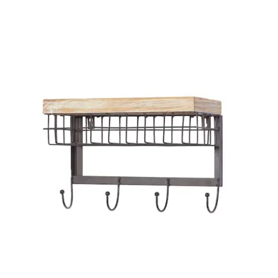 Brown Metal Farmhouse Wall Hook {3}