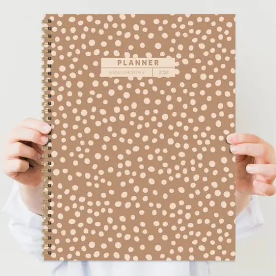 TF Publishing 2024 Pretty Woman Polka Dot Large Planner {7}