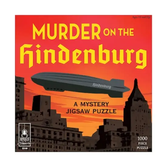 Murder on the Hindenburg Classic Mystery Jigsaw Puzzle: 1000 Pcs {3}