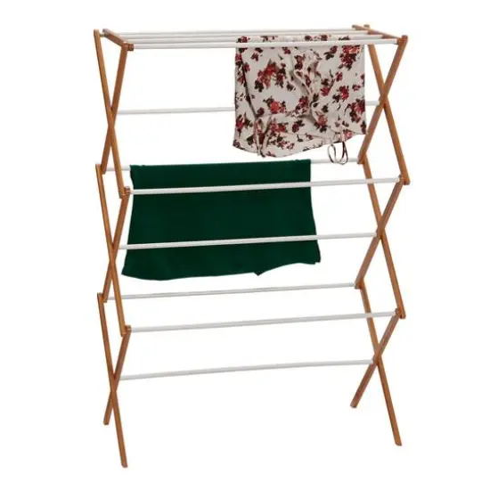 Household Essentials Drying Rack (Bamboo, 20") {10}