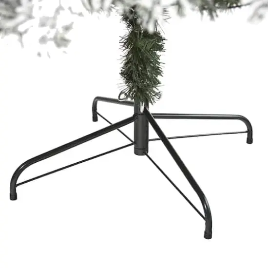 7ft. Unlit Flocked West Virginia Fir Artificial Christmas Tree {5}