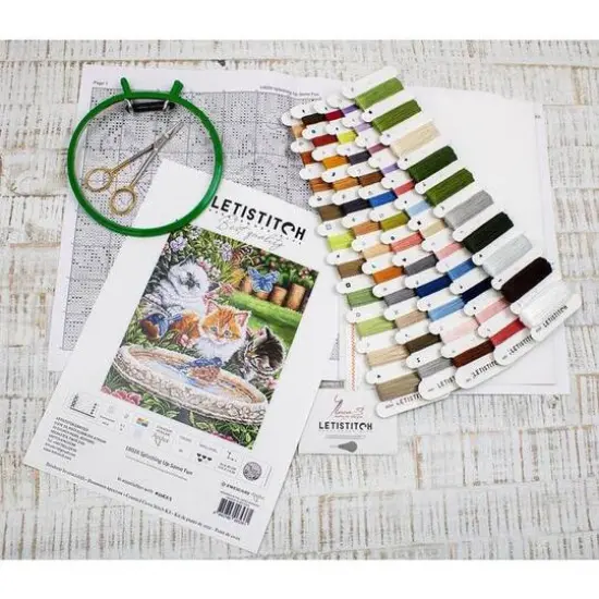 Letistitch Splashing Up Some Fun Counted Cross Stitch Kit {11}