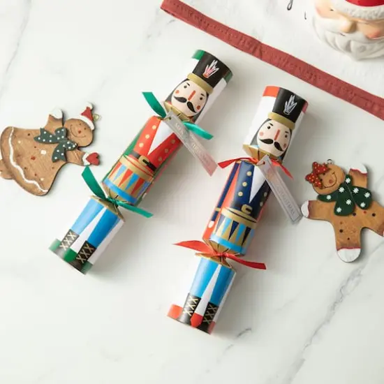 Glitzhome&reg; 10" Christmas Nutcracker Party Cracker with Gift Contents, 8ct. {4}