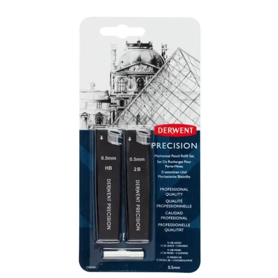 Derwent Precision Mechanical Pencil Lead Refill Set, 0.5mm {1}