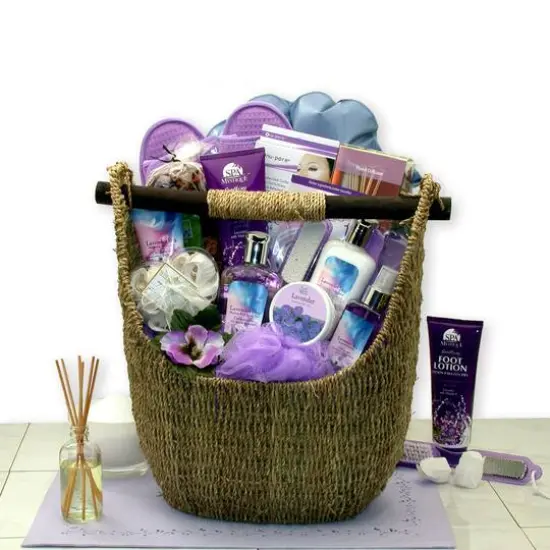 Lavender Sky Ultimate Bath & Body Tote {1}