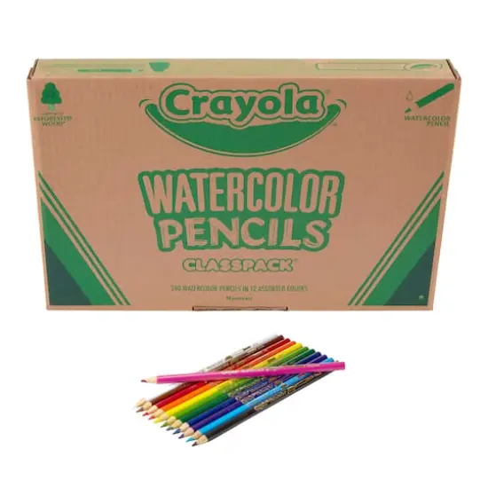Crayola&reg; 240 Piece Watercolor Colored Pencils Classpack {1}