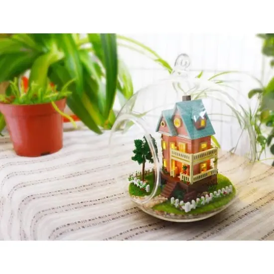 Wizardi Miniature Roombox Mini House Dollhouse Kit {3}