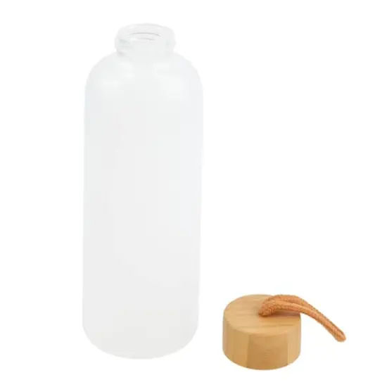 24oz. Frosted Glass Sublimation Bottle by Make Market® White {4}