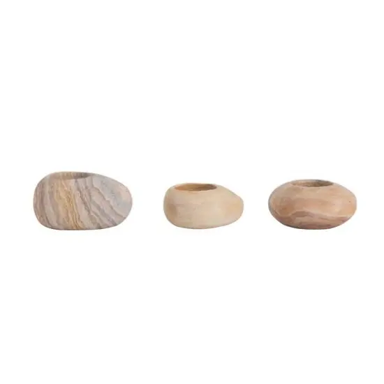 Hello Honey&reg; Sandstone Tealight Holder Set {1}