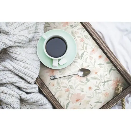 RoomMates Pink & Jade Flower Market Peel & Stick Wallpaper {5}