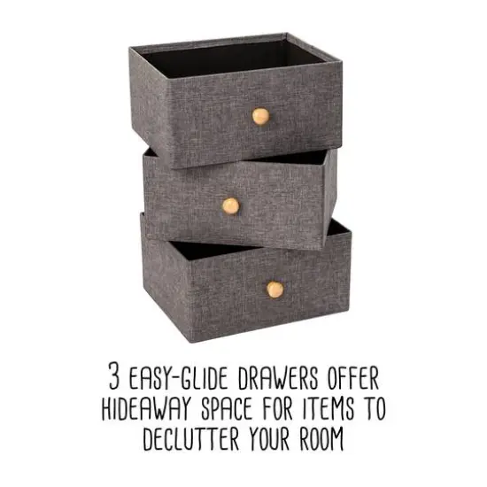Honey Can Do 3 Drawer Fabric Storage Organizer {4}