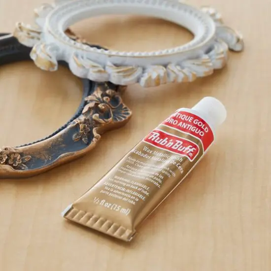 Rub 'n Buff&reg; Wax Metallic Finish Antique Gold {4}