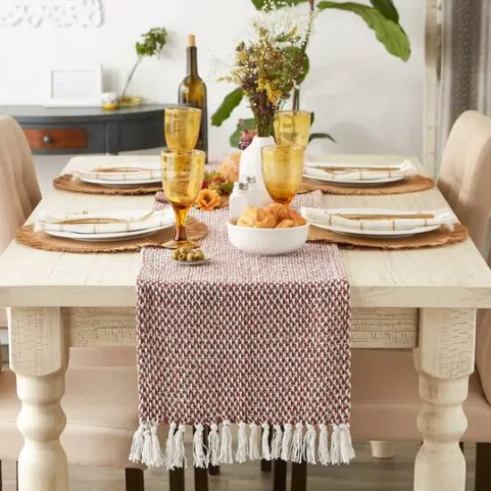 DII&reg; 72" Woven Table Runner Cinnamon {6}