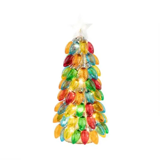 Mr. Christmas 18" Multicolor Retro C9 Bulb Tree  {1}