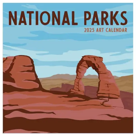 TF Publishing 2025 National Parks Art Mini Calendar {1}