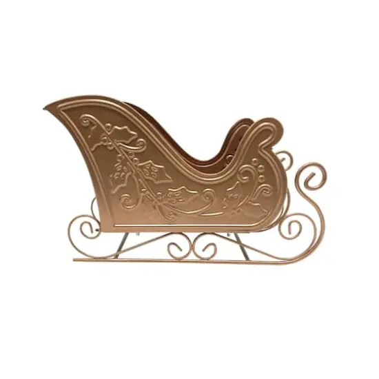 12.25" Gingerbread Metal Sled by Ashland&reg; {1}