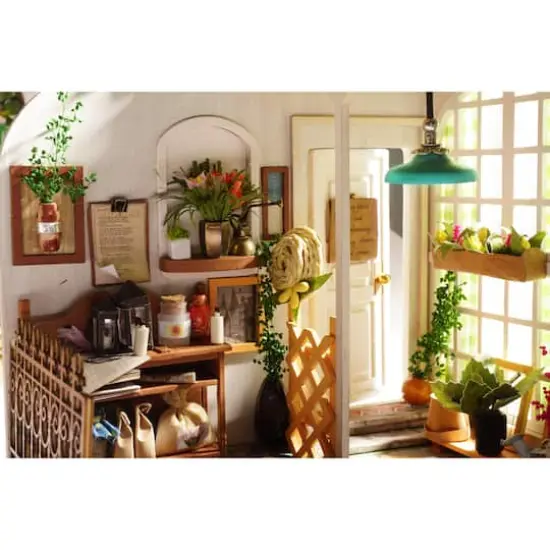 Rolife&reg; Miller's Garden DIY Miniature House Kit {13}