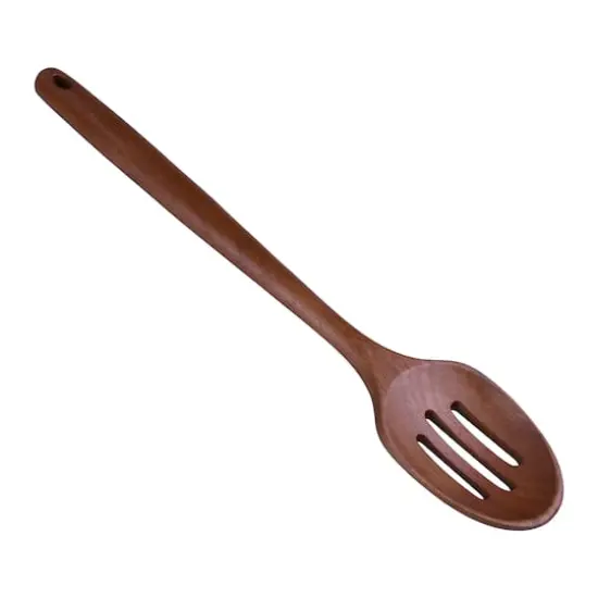13" Acacia Wood Slotted Spoon by Makery&trade; {3}
