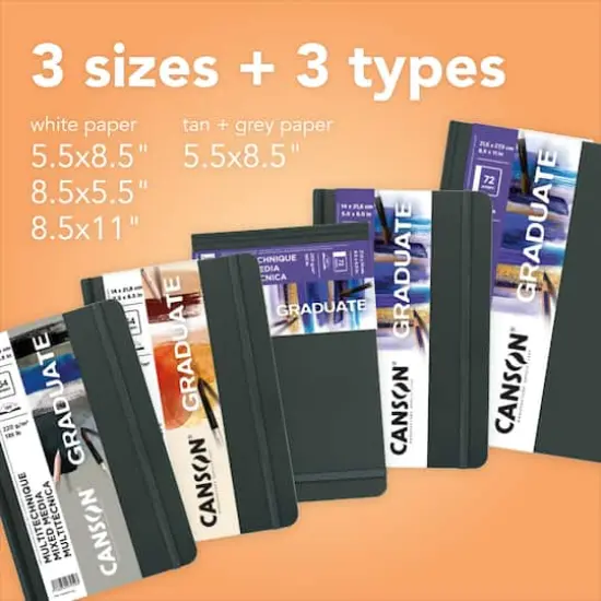 Canson&reg; 8.5" x 11" Graduate Mixed Media Book {5}