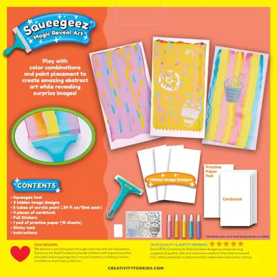 Creativity for Kids&reg; Kawaii Squeegeez Magic Reveal Art {10}