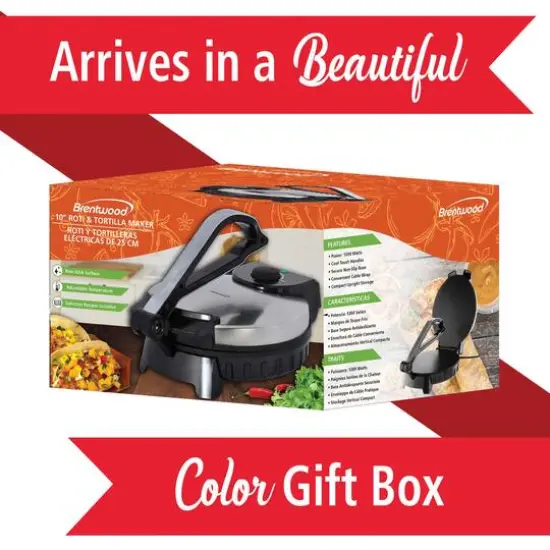 Brentwood 10" Nonstick Quesadilla Maker {14}