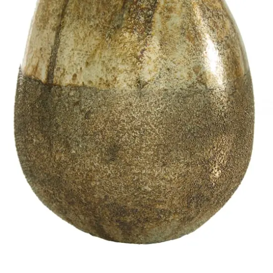 Gold Glass Rustic Vase Set {5}