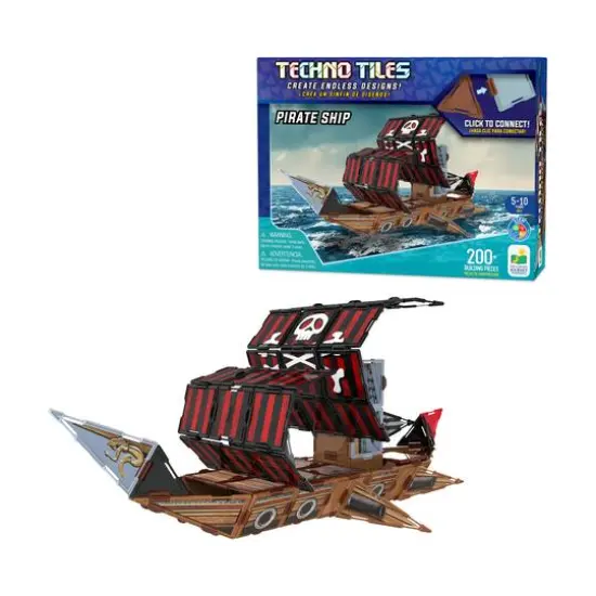 Techno Tiles - Pirate Ship: 200+ Pcs {4}