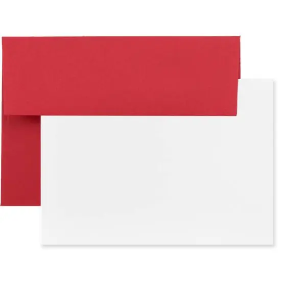 JAM Paper A1 Brite Hue Blank Greeting Cards & Envelopes, 25ct. Green {2}