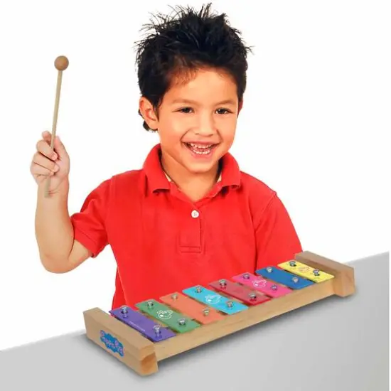 Peppa Pig Wood Xylophone & Maracas Combo Set {4}