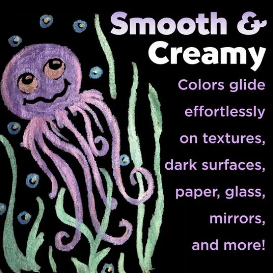 Faber-Castell 6 Color Metallic Gel Crayons {4}