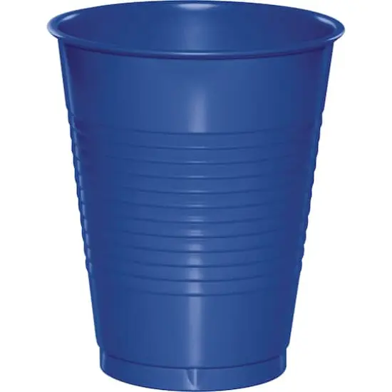 Hoffmaster 16oz. Plastic Cups, 20ct. Cobalt {1}