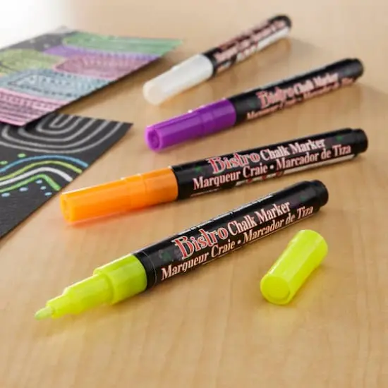 Marvy&reg; Uchida Bistro Fine Point Fluorescent 1 Chalk Markers {3}