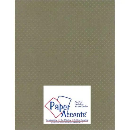 PA Paper&trade; Accents Mini Dot 8.5" x 11" Cardstock, 25 Sheets Silver Lupine {1}