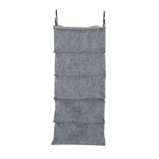 Household Essentials 10-Pocket Hanging Shoe Organizer Graphite {8}