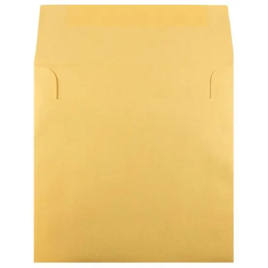 JAM Paper 8.5" x 8.5" Square Premium Invitation Envelopes, 25ct. Metallic Gold Stardream {4}