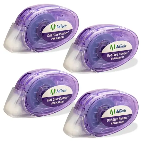 AdTech&reg; Permanent Micro Dot Glue Runner&trade;, 4ct. {1}