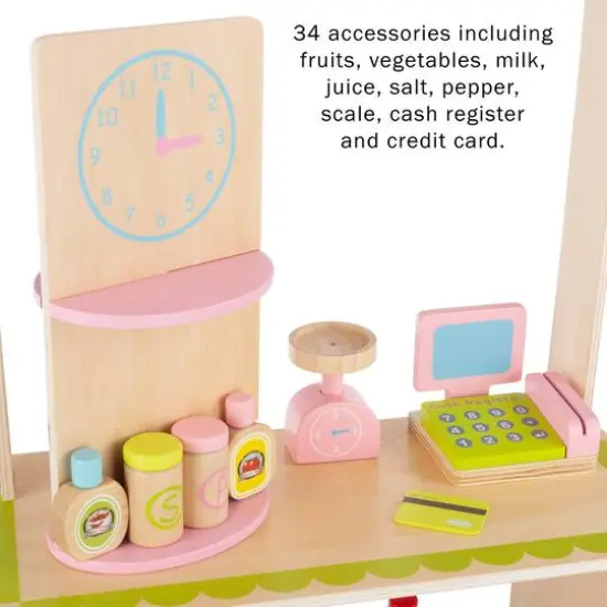 Toy Time Kid's Fresh Market Selling Stand {4}