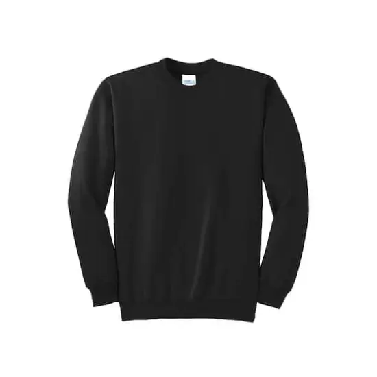 Port & Company&reg; Essential Fleece Crewneck Sweatshirt Jet Black {1}