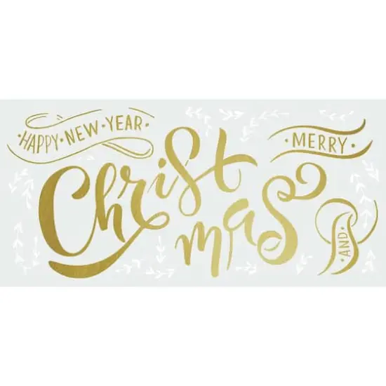 RoomMates Merry Christmas Quote Peel & Stick Giant Decals  {4}