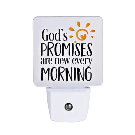 Let Your Light Shine God's Promises Are New Night Light {1}